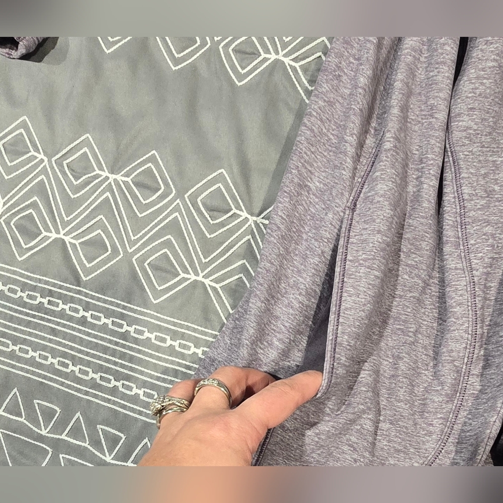 Lululemon Rulu Rally Wrap In Heathered Purple Size 4 - Picture 6 of 10